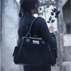 Killstar Black Shoulder Bag